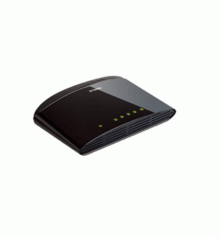 DLink DES‑1005D 5‑Port Fast Ethernet Unmanaged Desktop Switch